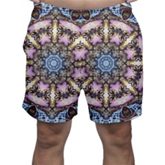 Abstract Kaleidoscope Digital Men s Shorts by Jancukart
