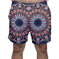 Abstract Kaleidoscope Digital Men s Shorts