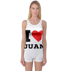 I Love Juan One Piece Boyleg Swimsuit by ilovewhateva