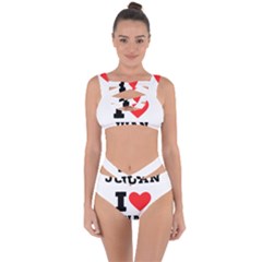 I Love Juan Bandaged Up Bikini Set  by ilovewhateva