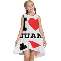 I Love Juan Kids  Frill Swing Dress by ilovewhateva