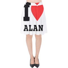 I Love Alan Velvet High Waist Skirt by ilovewhateva