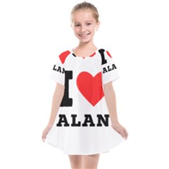 I Love Alan Kids  Smock Dress