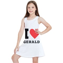 I Love Gerald Kids  Lightweight Sleeveless Dress by ilovewhateva