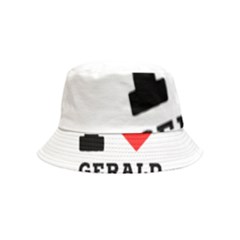 I Love Gerald Inside Out Bucket Hat (kids) by ilovewhateva