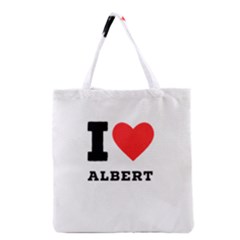 I Love Albert Grocery Tote Bag by ilovewhateva