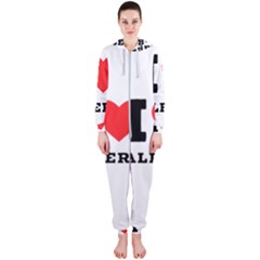 I Love Albert Hooded Jumpsuit (ladies) by ilovewhateva