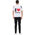 I love logan Men s Short Sleeve Rash Guard View2