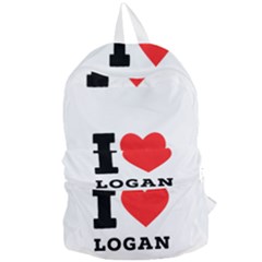 I Love Logan Foldable Lightweight Backpack by ilovewhateva