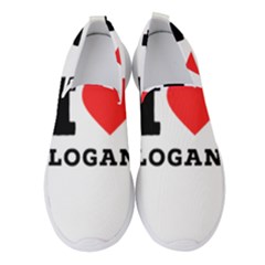 I Love Logan Women s Slip On Sneakers