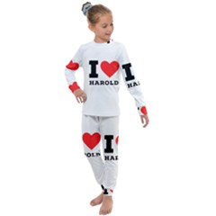 I Love Harold Kids  Long Sleeve Set  by ilovewhateva