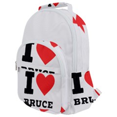 I Love Bruce Rounded Multi Pocket Backpack by ilovewhateva
