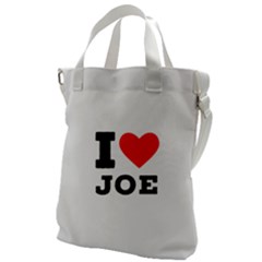 I Love Joe Canvas Messenger Bag by ilovewhateva