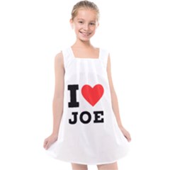 I Love Joe Kids  Cross Back Dress by ilovewhateva