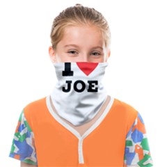 I Love Joe Face Covering Bandana (kids) by ilovewhateva