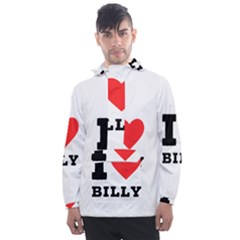 I Love Billy Men s Front Pocket Pullover Windbreaker by ilovewhateva