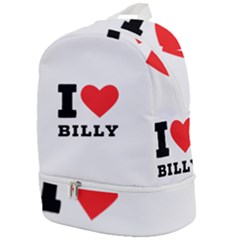 I Love Billy Zip Bottom Backpack by ilovewhateva