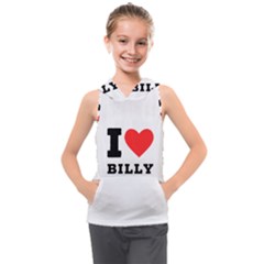 I Love Billy Kids  Sleeveless Hoodie by ilovewhateva