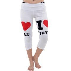 I Love Bryan Capri Yoga Leggings by ilovewhateva