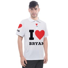 I Love Bryan Men s Polo Tee