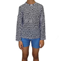 Abstract-0025 Kids  Long Sleeve Swimwear by nateshop