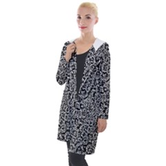 Abstract-0025 Hooded Pocket Cardigan by nateshop