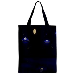 Alien Navi Zipper Classic Tote Bag by nateshop