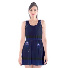 Alien Navi Scoop Neck Skater Dress by nateshop