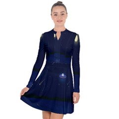 Alien Navi Long Sleeve Panel Dress by nateshop