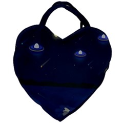 Alien Navi Giant Heart Shaped Tote by nateshop