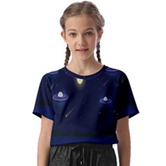 Alien Navi Kids  Basic Tee by nateshop