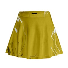 Background-0027 Mini Flare Skirt by nateshop