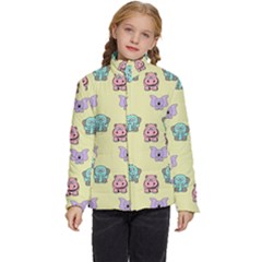 Animals-17 Kids  Puffer Bubble Jacket Coat by nateshop