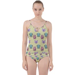 Animals-17 Cut Out Top Tankini Set by nateshop