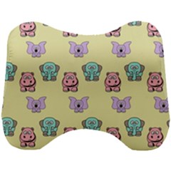 Animals-17 Head Support Cushion by nateshop