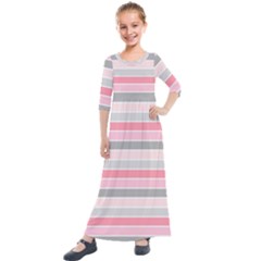 Background-01 Kids  Quarter Sleeve Maxi Dress by nateshop