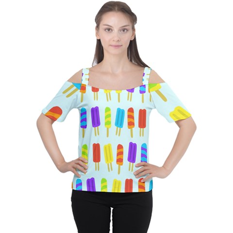 Background-29 Cutout Shoulder Tee by nateshop