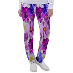 Blossoms-yellow Women s Casual Pants by nateshop