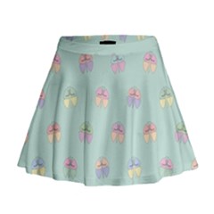 Butterfly-15 Mini Flare Skirt