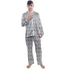 Celtic-knot 01 Men s Long Sleeve Satin Pajamas Set by nateshop