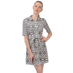 Celtic-knot 01 Belted Shirt Dress by nateshop