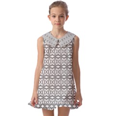 Celtic-knot 01 Kids  Pilgrim Collar Ruffle Hem Dress