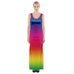 Spectrum Thigh Split Maxi Dress by nateshop