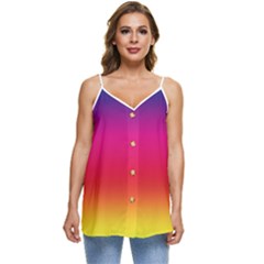 Spectrum Casual Spaghetti Strap Chiffon Top by nateshop