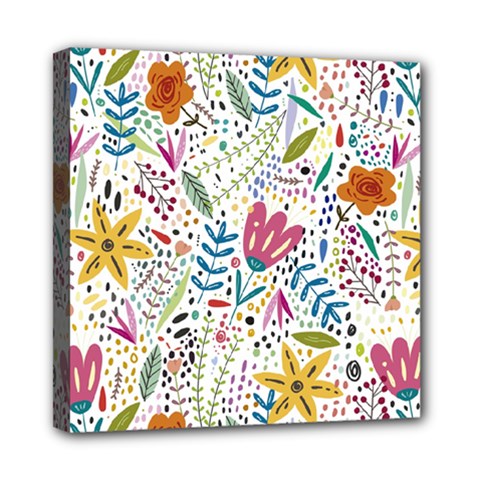 Flowers-484 Mini Canvas 8  X 8  (stretched) by nateshop