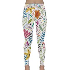 Flowers-484 Classic Yoga Leggings by nateshop