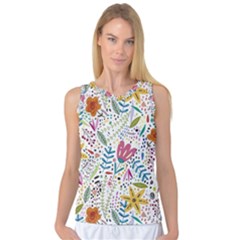 Flowers-484 Women s Basketball Tank Top by nateshop