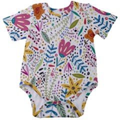 Flowers-484 Baby Short Sleeve Bodysuit