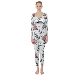 Flowers-49 Long Sleeve Catsuit by nateshop