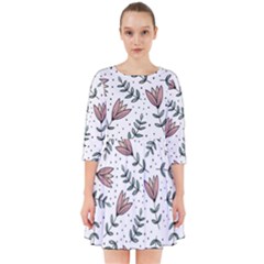 Flowers-49 Smock Dress by nateshop